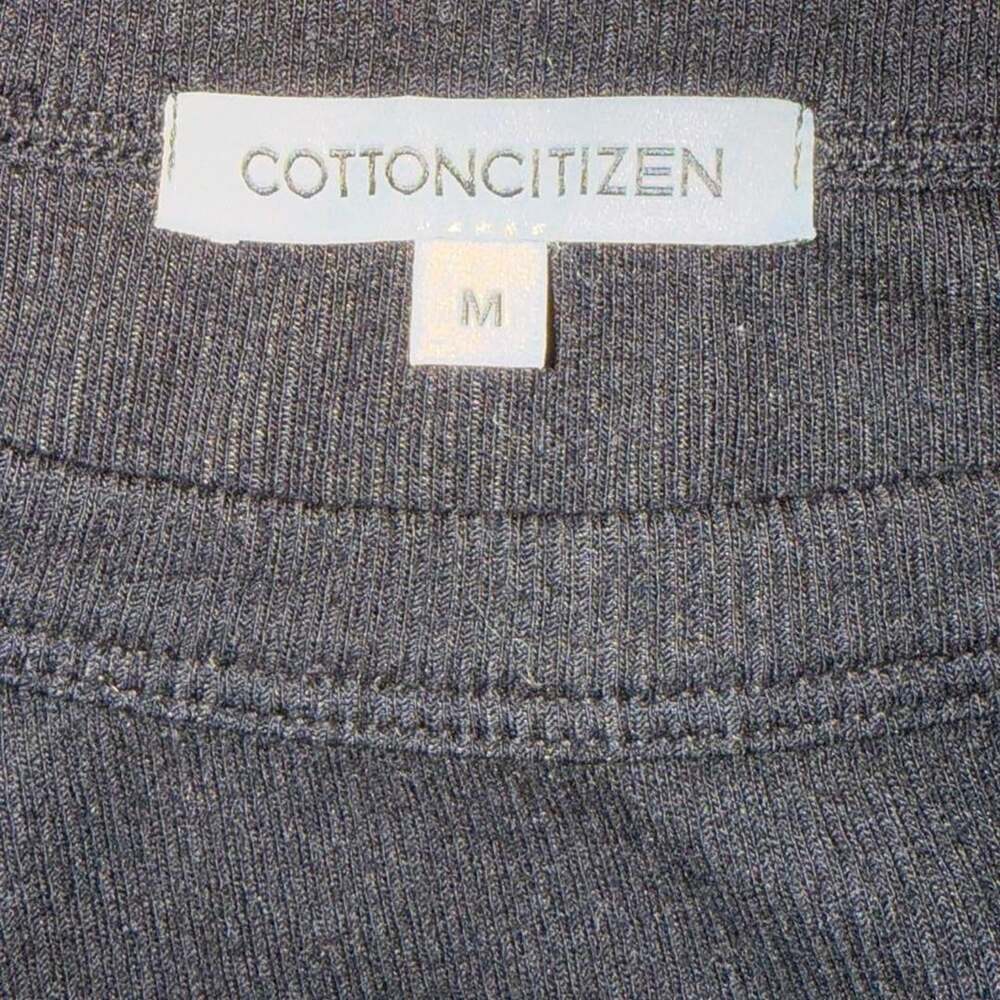 COTTON CITIZEN Black Long Sleeve Fitted Top Size M - Picture 3 of 3